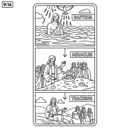 A Vida de Jesus (Desenho para Colorir)