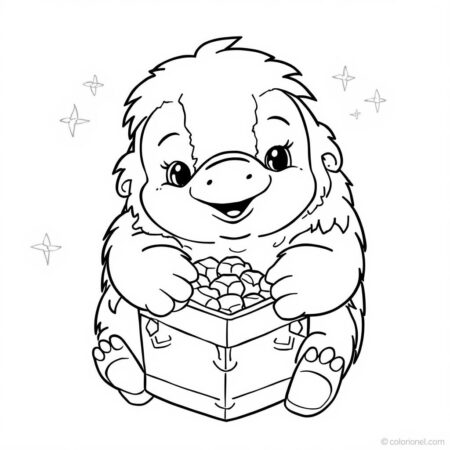 Animais Fantasticos (Desenho para Colorir)