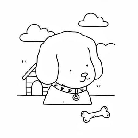 Bobbie Goods Cachorrinho Fofo (Desenho para Colorir)