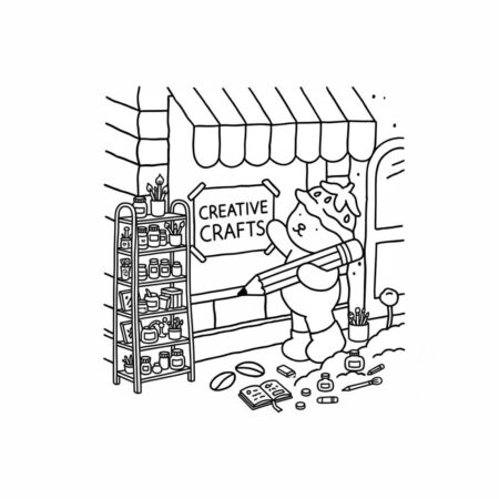 Bobbie Goods Criativa (Desenho para Colorir)