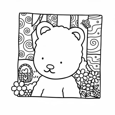Bobbie Goods Ursinho Fofo (Desenho para Colorir)