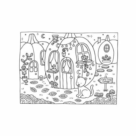 Bobbie Goods na Cabana Aconchegante (Desenho para Colorir)