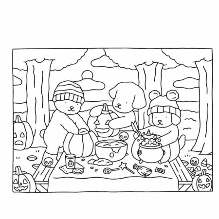 Bobbie Goods na Festa de Halloween (Desenho para Colorir)