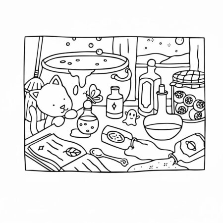 Bobbie Goods na cozinha mágica (Desenho para Colorir)