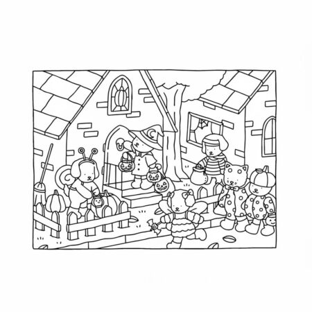 Bobbie Goods na vila encantada (Desenho para Colorir)