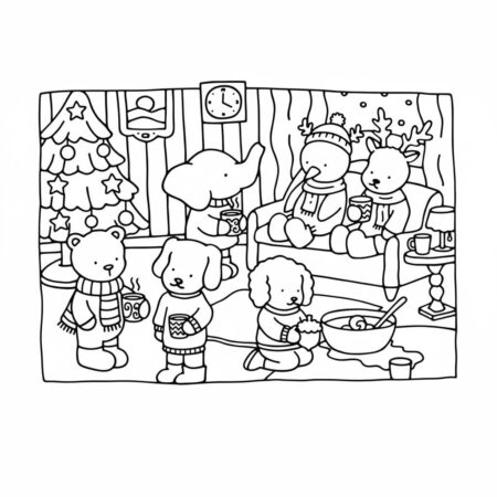Bobbie Goods no Natal (Desenho para Colorir)