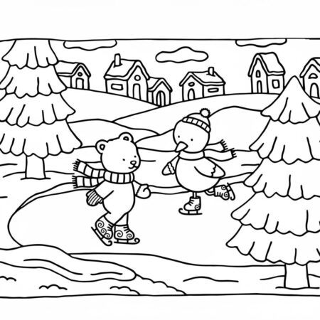 Bobbie Goods no patins (Desenho para Colorir)