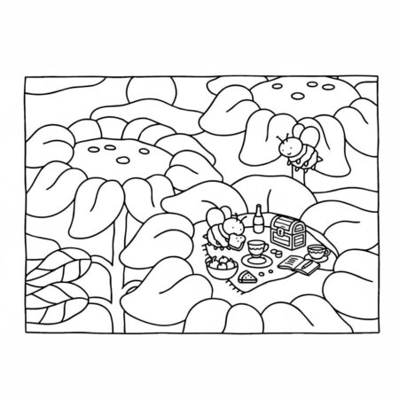 Bobbie Goods no piquenique (Desenho para Colorir)