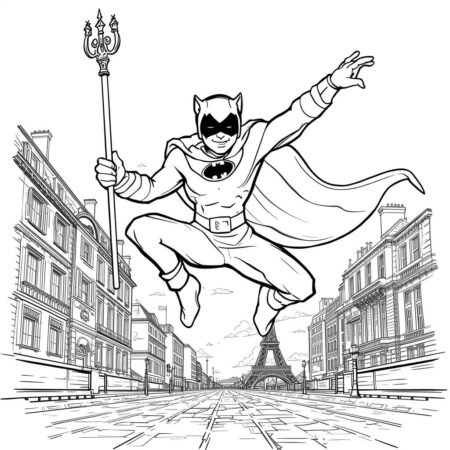 Cat Noir Aventura (Desenho para Colorir)