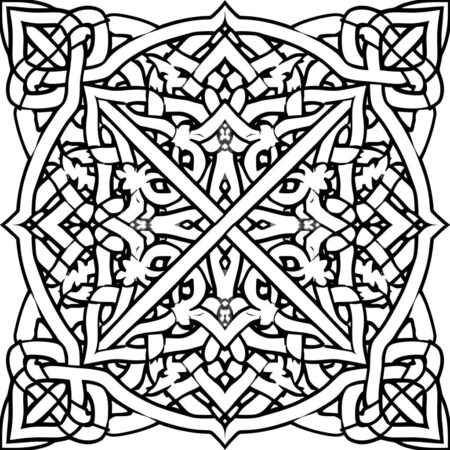 Celtic Knots (Desenho para Colorir)