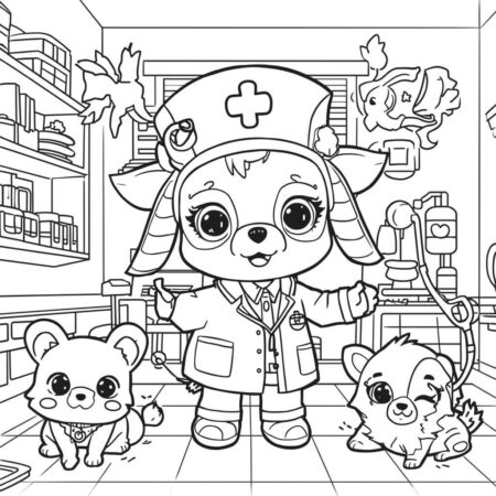 Chopper Medico (Desenho para Colorir)