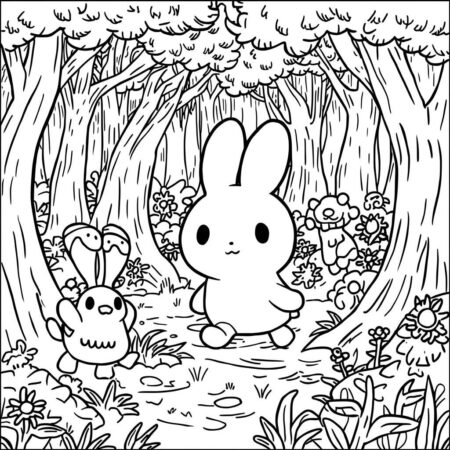 Cinnamoroll e Aventura (Desenho para Colorir)