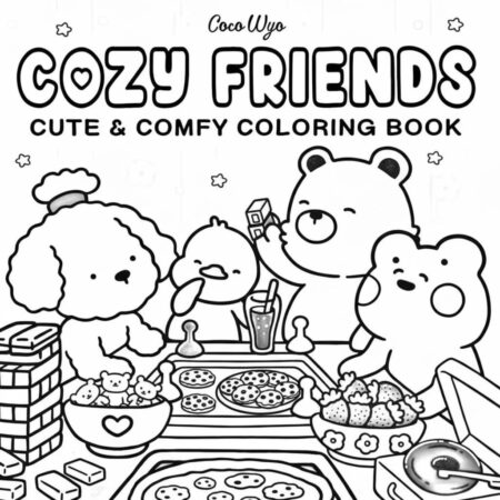 Cozy Friends no piquenique (Desenho para Colorir)