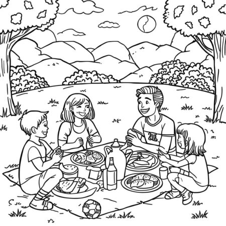 Cristiano Ronaldo em Familia (Desenho para Colorir)