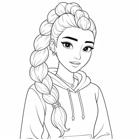 Desenho das Guerreiras do K Pop para colorir (Desenho para Colorir)