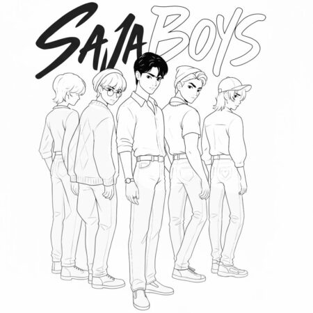 Desenho das Guerreiras do K Pop para colorir (Desenho para Colorir)