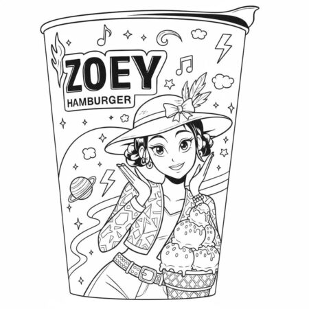 Desenho das Guerreiras do K Pop para colorir (Desenho para Colorir)