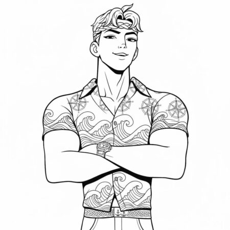 Desenho das Guerreiras do K Pop para colorir (Desenho para Colorir)