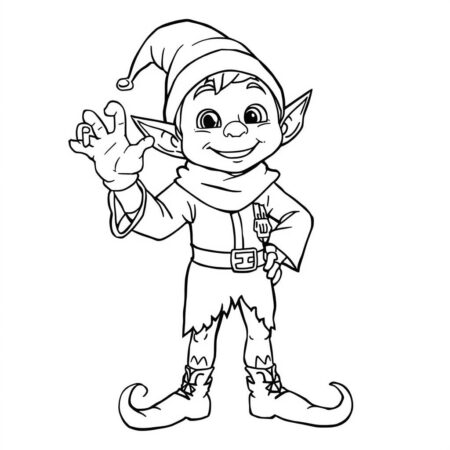 Dobby o Elfo Livre (Desenho para Colorir)