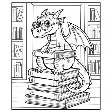 Dragao Anciao (Desenho para Colorir)