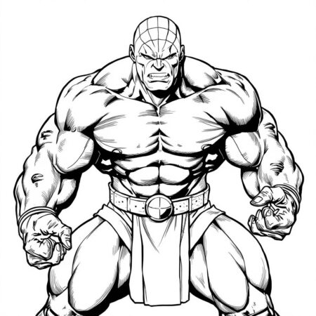 Drax o Destruidor (Desenho para Colorir)