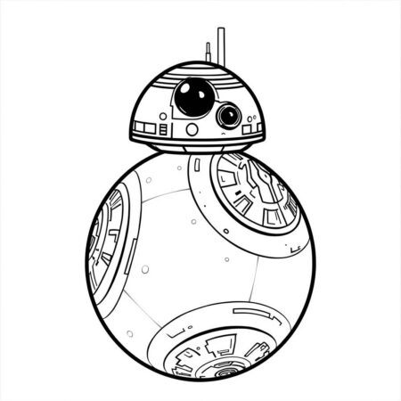Droides Star Wars (Desenho para Colorir)