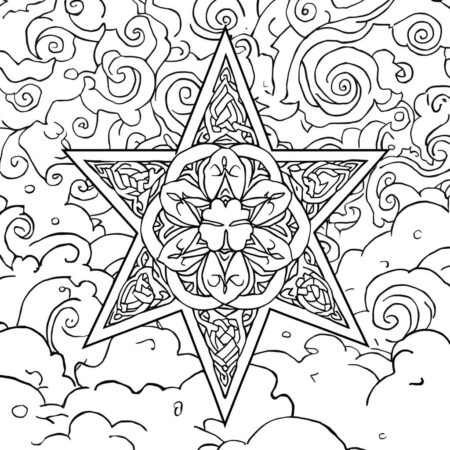 Estrela do Norte (Desenho para Colorir)