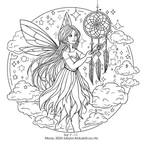 Fada de Sonhos (Desenho para Colorir)