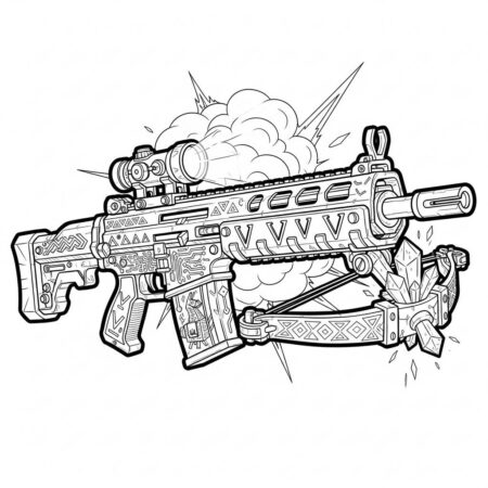 Fortnite Arma Secreta (Desenho para Colorir)