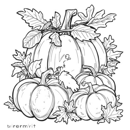 Frutas Festivas (Desenho para Colorir)