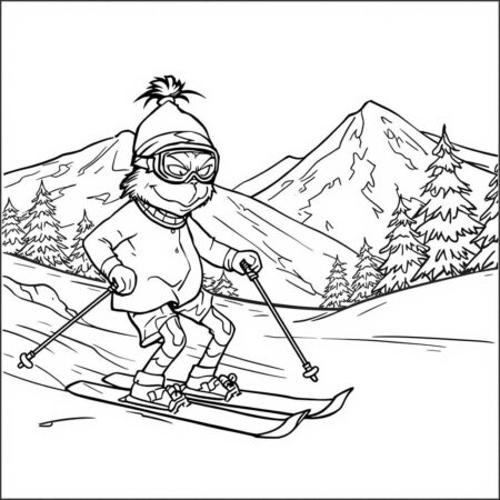 Grinch em Aventura (Desenho para Colorir)