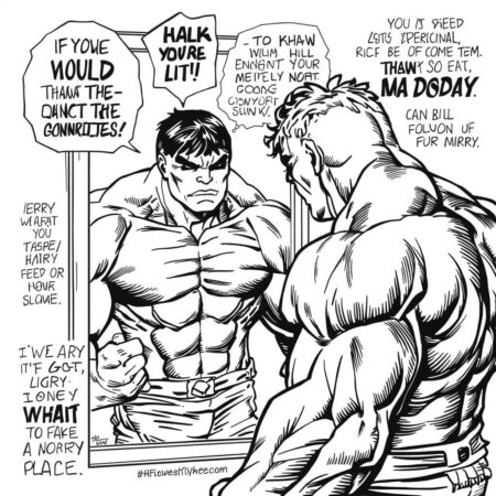 Hulk e o Incrivel Hulk (Desenho para Colorir)