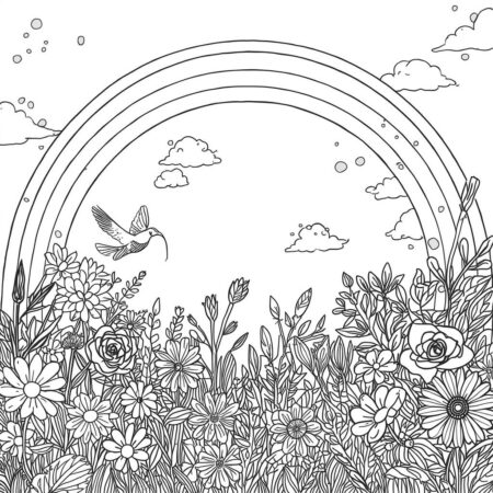 Jardim dos Sonhos (Desenho para Colorir)
