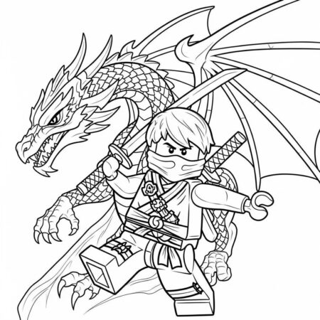 Lego Ninjago Lloyd (Desenho para Colorir)
