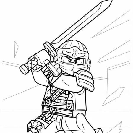 Lego Ninjago Samurai X (Desenho para Colorir)