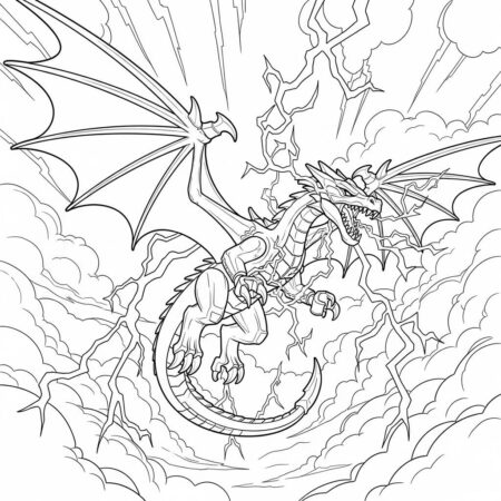 Lego Ninjago Stormbringer (Desenho para Colorir)