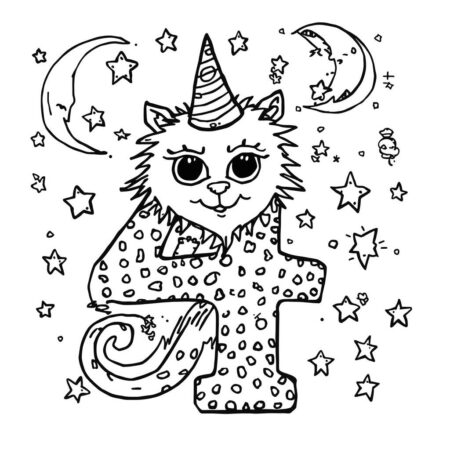 Numeros Divertidos (Desenho para Colorir)