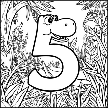 Numeros Divertidos (Desenho para Colorir)