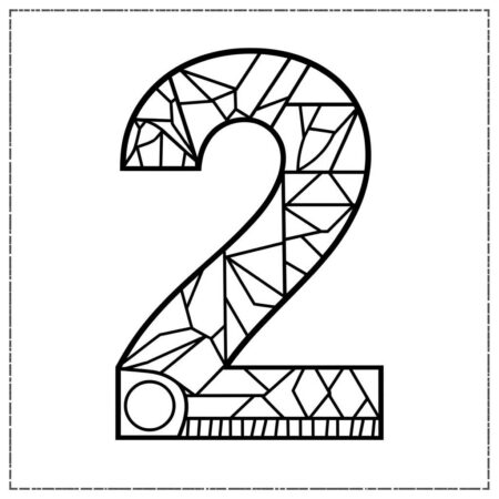 Numeros Simples (Desenho para Colorir)