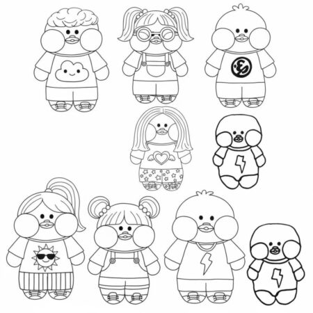 Paper Puck Diversão com Amiguinhos (Desenho para Colorir)