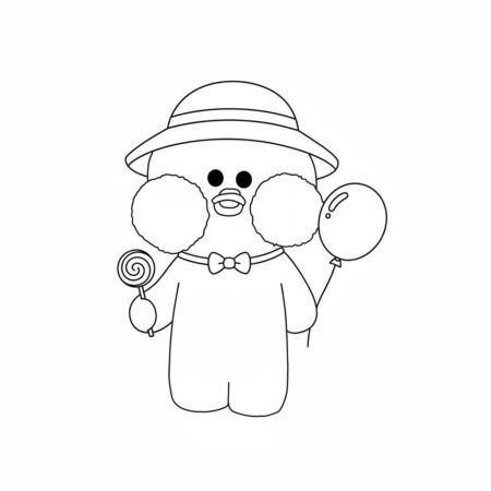 Paper Puck Divertido (Desenho para Colorir)