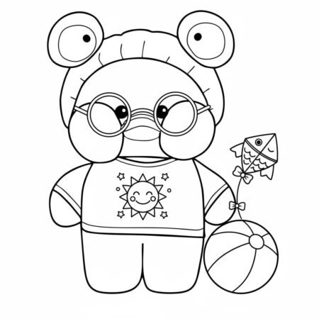 Paper Puck Divertido (Desenho para Colorir)