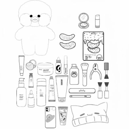 Paper Puck Estilo de Vida (Desenho para Colorir)