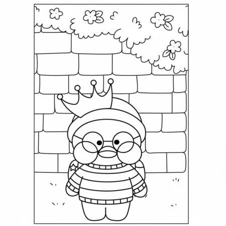 Paper Puck Realeza (Desenho para Colorir)