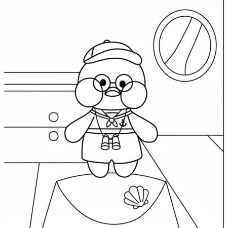 Pato de Papel Fofinho com Roupas para Imprimir