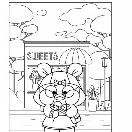 Pato de Papel Fofo com Acessórios