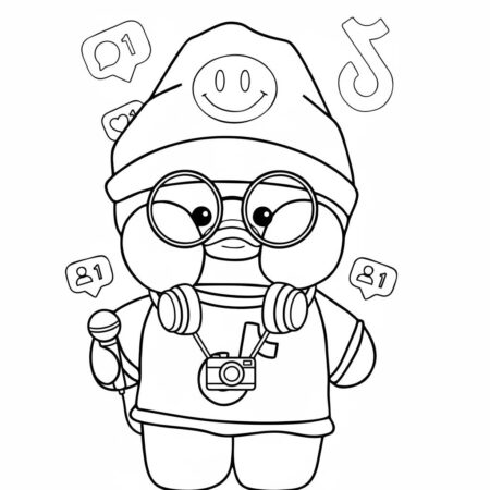 Pato de Papel divertido para imprimir