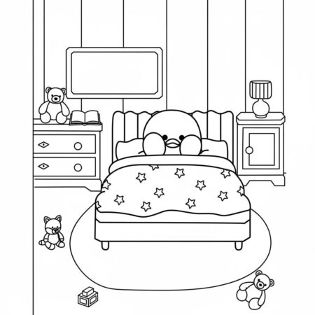 Pato de Papel fofinho para imprimir