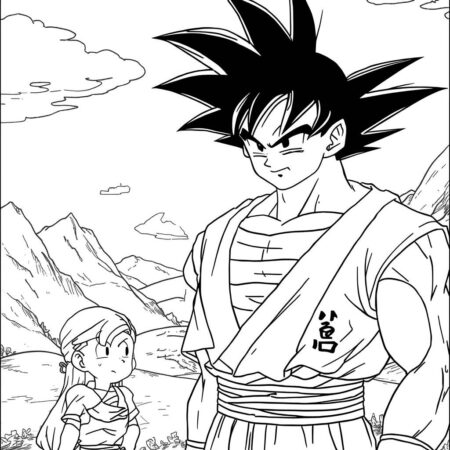 Piccolo e Gohan (Desenho para Colorir)