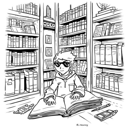 Robin Estudiosa (Desenho para Colorir)